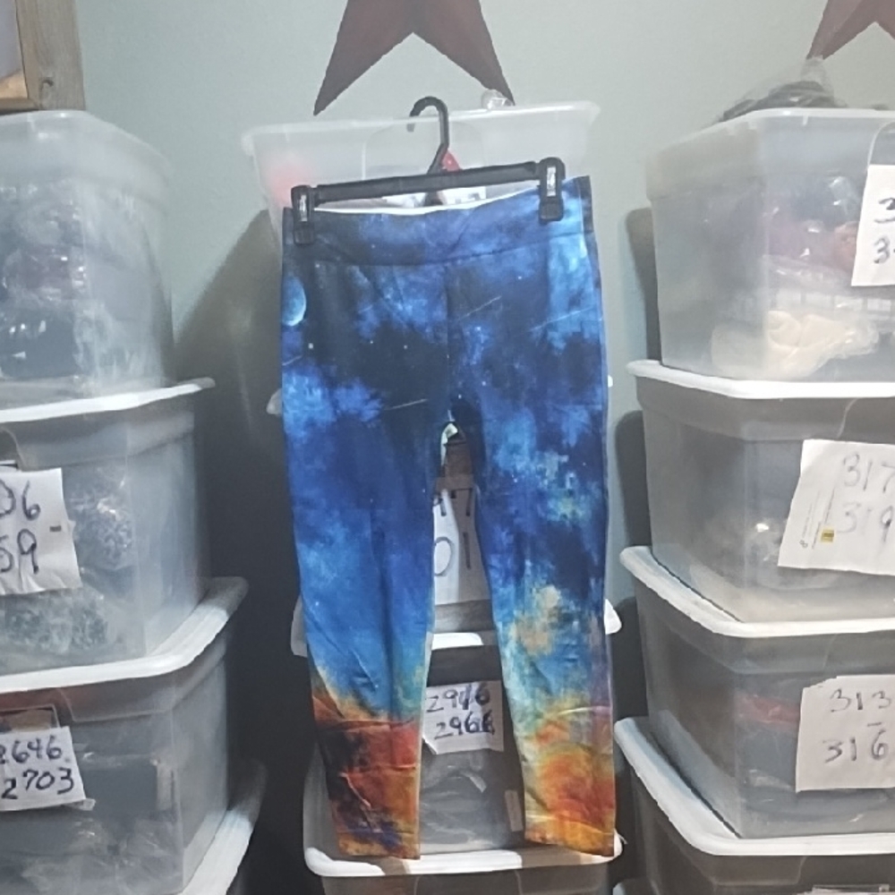 Seamless Connection 18 Galaxy Print Leggings